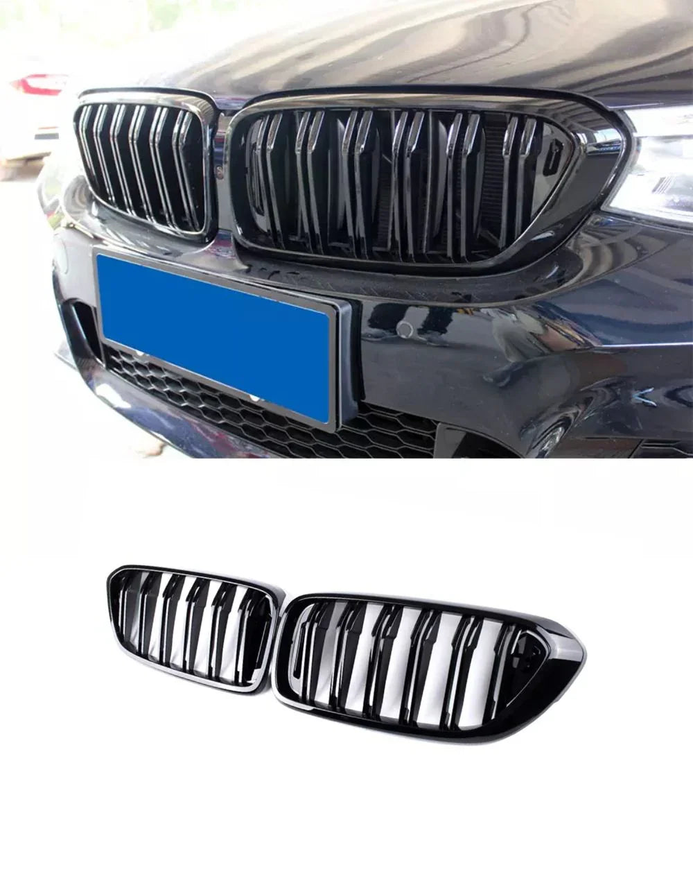 BMW 6 G32 GT 2017-2020 Griglia Radiatore M Look Nero Lucido - autorivallo