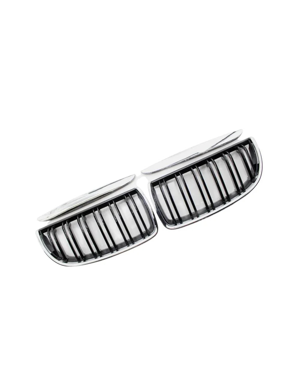 BMW Serie 3 E90 E91 05-08 Griglia Radiatore Nero Cromato - autorivallo