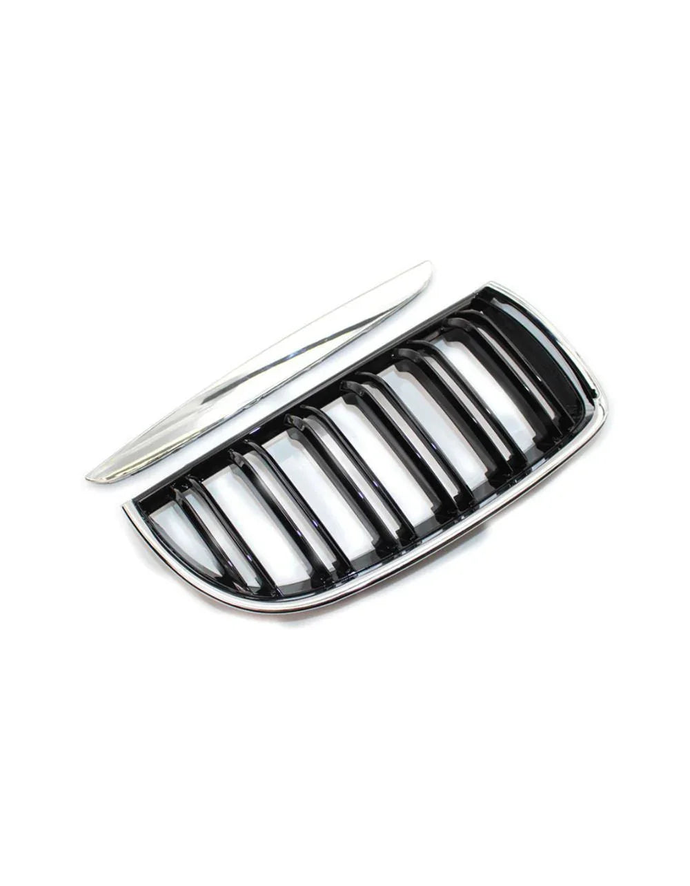 BMW Serie 3 E90 E91 05-08 Griglia Radiatore Nero Cromato - autorivallo