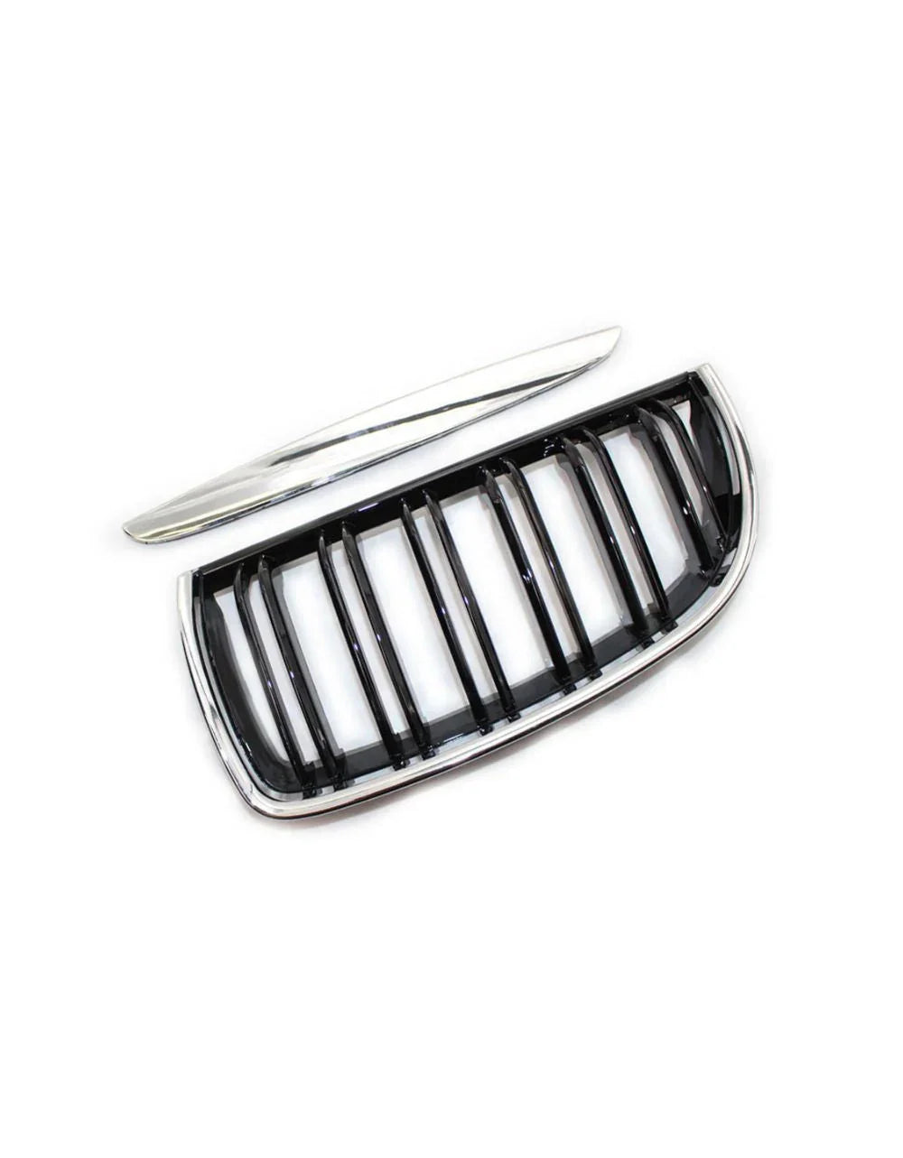 BMW Serie 3 E90 E91 05-08 Griglia Radiatore Nero Cromato - autorivallo