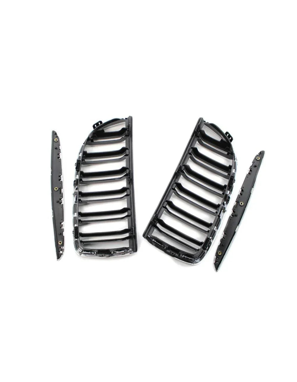 BMW Serie 3 E90 E91 05-08 Griglia Radiatore Nero Cromato - autorivallo