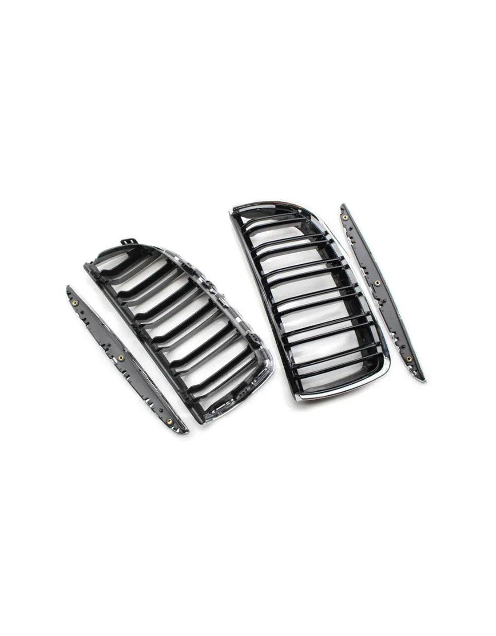 BMW Serie 3 E90 E91 05-08 Griglia Radiatore Nero Cromato - autorivallo
