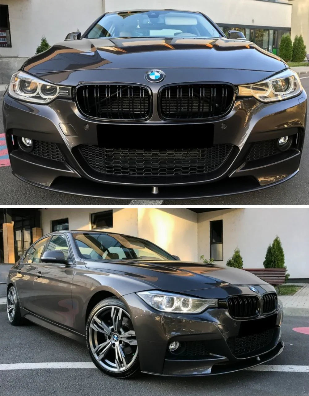 BMW Serie 3 F30 F31 2015-2019 Griglia Doppia Striscia M Look - autorivallo