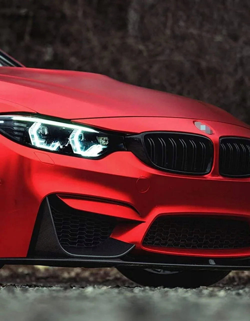 BMW Serie 3 F30 F31 2011-2019 Griglia M Look Nero Opaco - autorivallo