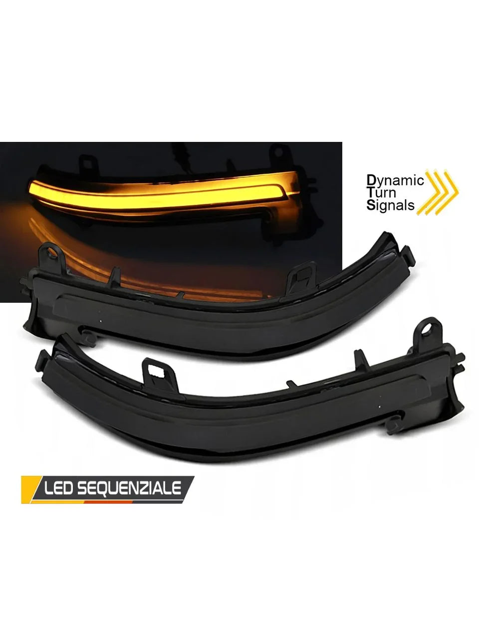 BMW 3 F30 F31 2015-2019 Frecce Specchietti LED Dinamiche SEQ - autorivallo