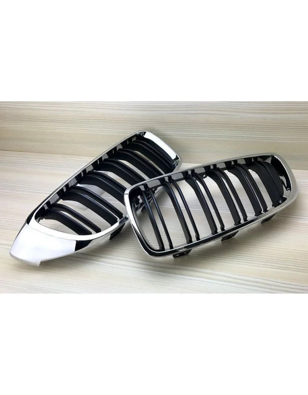 BMW Serie 4 F32 F33 F36 13-21 Griglia Radiatore Nero Cromato - autorivallo