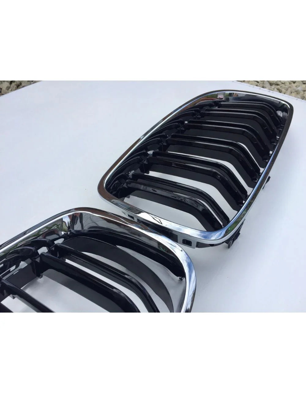 BMW Serie 4 F32 F33 F36 13-21 Griglia Radiatore Nero Cromato - autorivallo