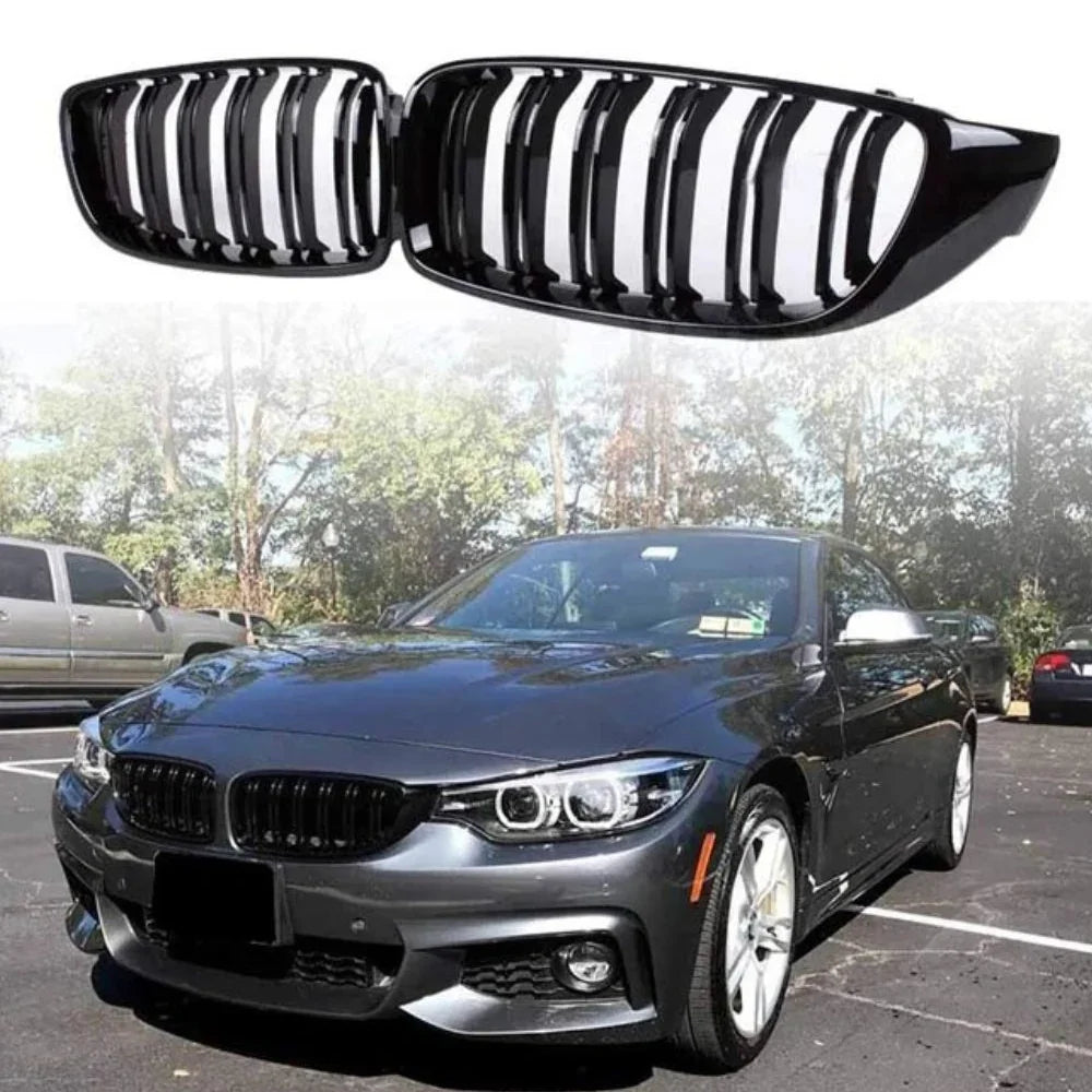 BMW Serie 4 F32 F33 F36 13-21 Griglia Anteriore M Sport Nera - autorivallo