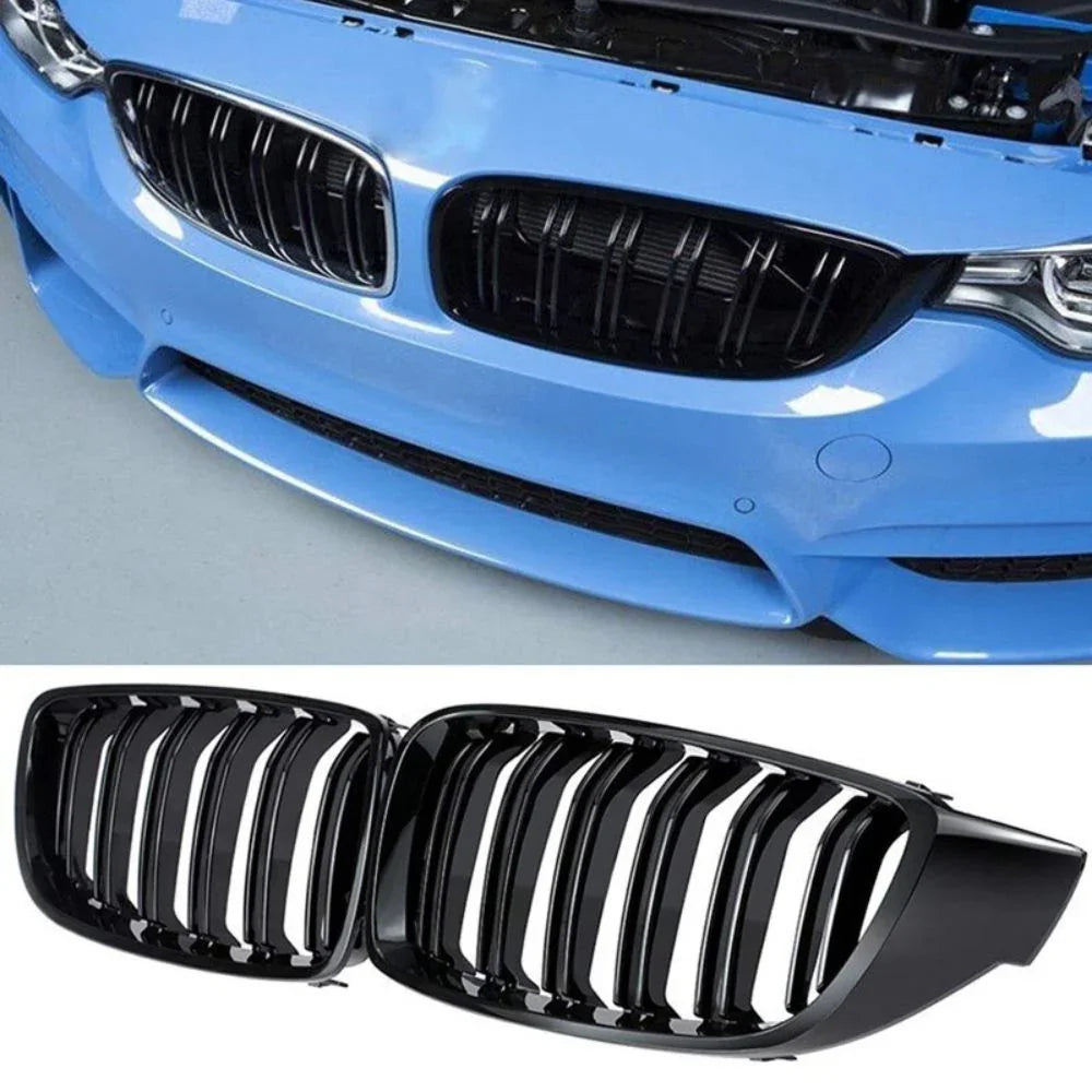 BMW Serie 4 F32 F33 F36 13-21 Griglia Anteriore M Sport Nera - autorivallo