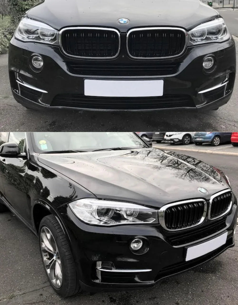 BMW X5 F15 2013-2018 Griglia Radiatore M Look Nero Cromato - autorivallo