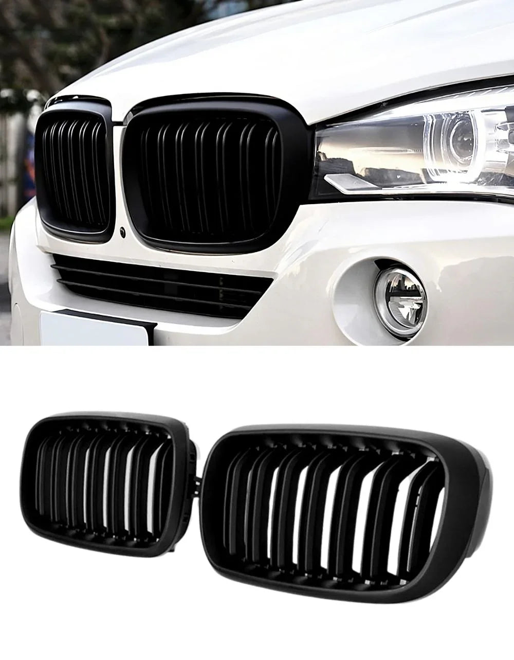 BMW X5 F15 2013-2018 Griglia Radiatore M Look Nero Opaco - autorivallo