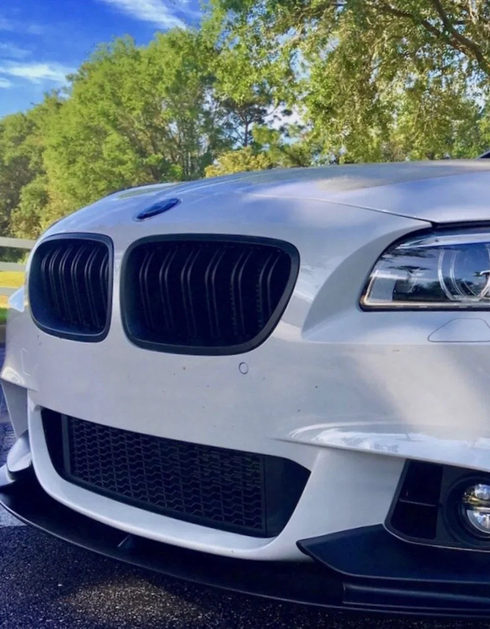 BMW Serie 5 F10 F11 2010-2017 Griglia M Look Nero Opaco - autorivallo