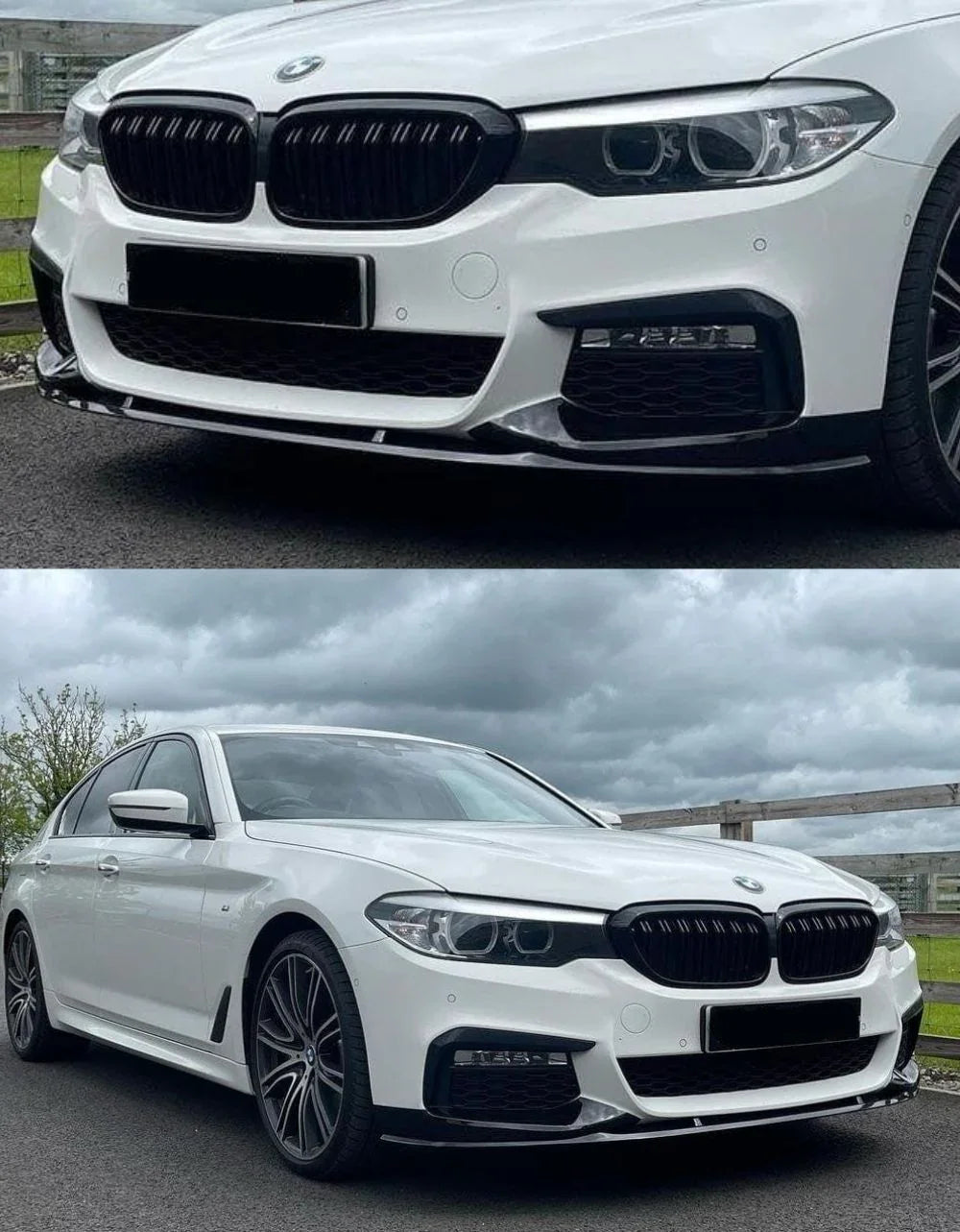 BMW 5 G30 G31 2017-2020 Griglia Radiatore M Look Nero Lucido - autorivallo