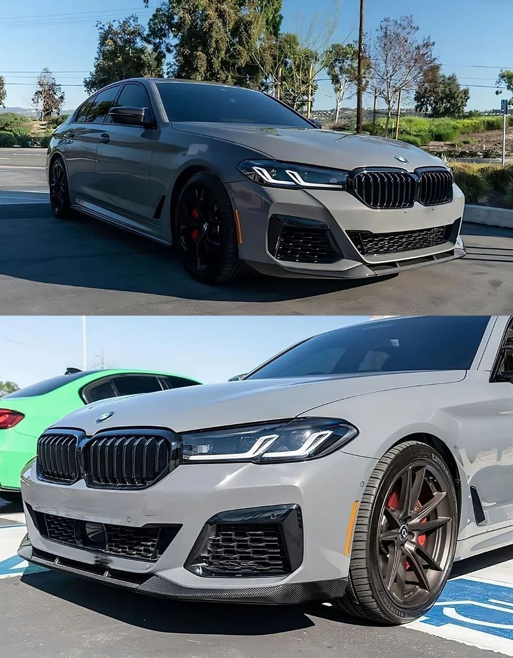 BMW 5 G30 G31 2020- Griglia Anteriore M Sport Nero Lucido - autorivallo