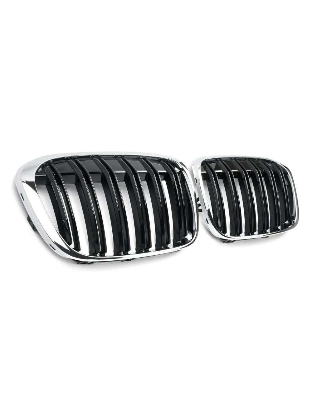 BMW X1 F48 2015-2019 Griglia Radiatore M Look Nero Cromato - autorivallo