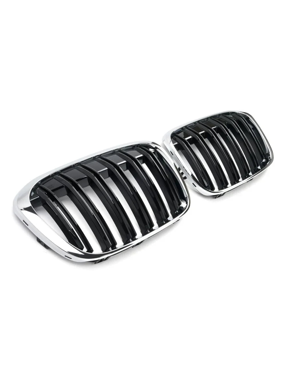 BMW X1 F48 2015-2019 Griglia Radiatore M Look Nero Cromato - autorivallo