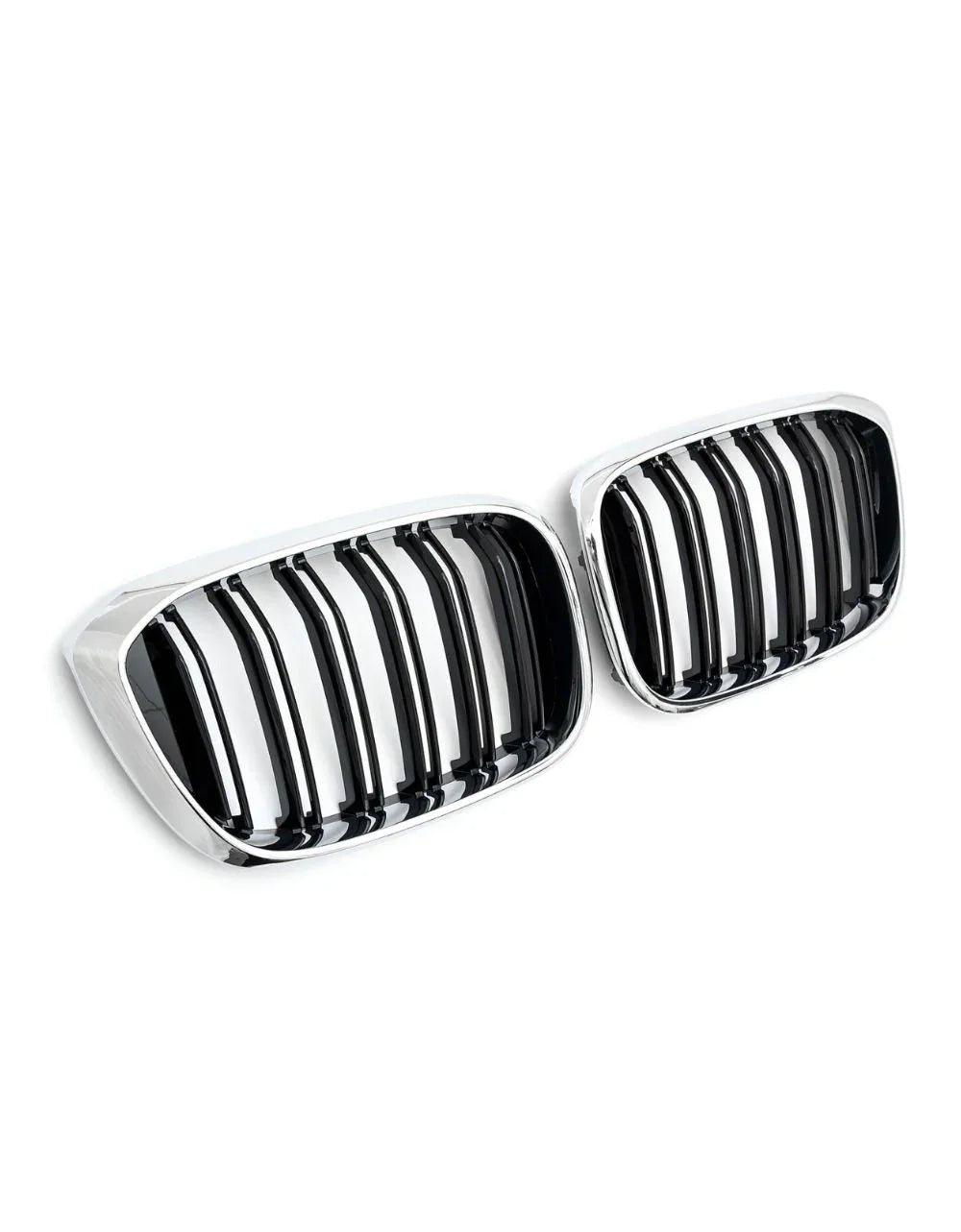 BMW X4 G02 2018-2021 Griglia Radiatore M Look Nero Cromato - autorivallo