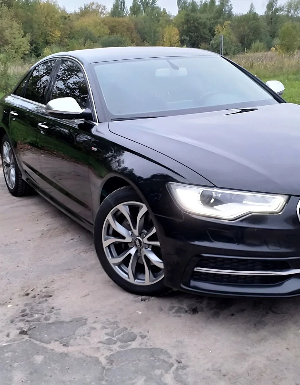 Audi A6 4G C7 2011-2017 Calotte Specchietti S-Line Satinate - autorivallo