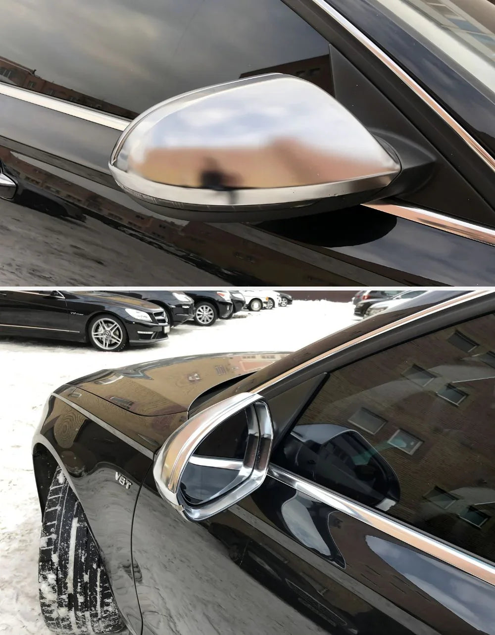 Audi A6 4G C7 2011-2017 Calotte Specchietti S-Line Satinate - autorivallo