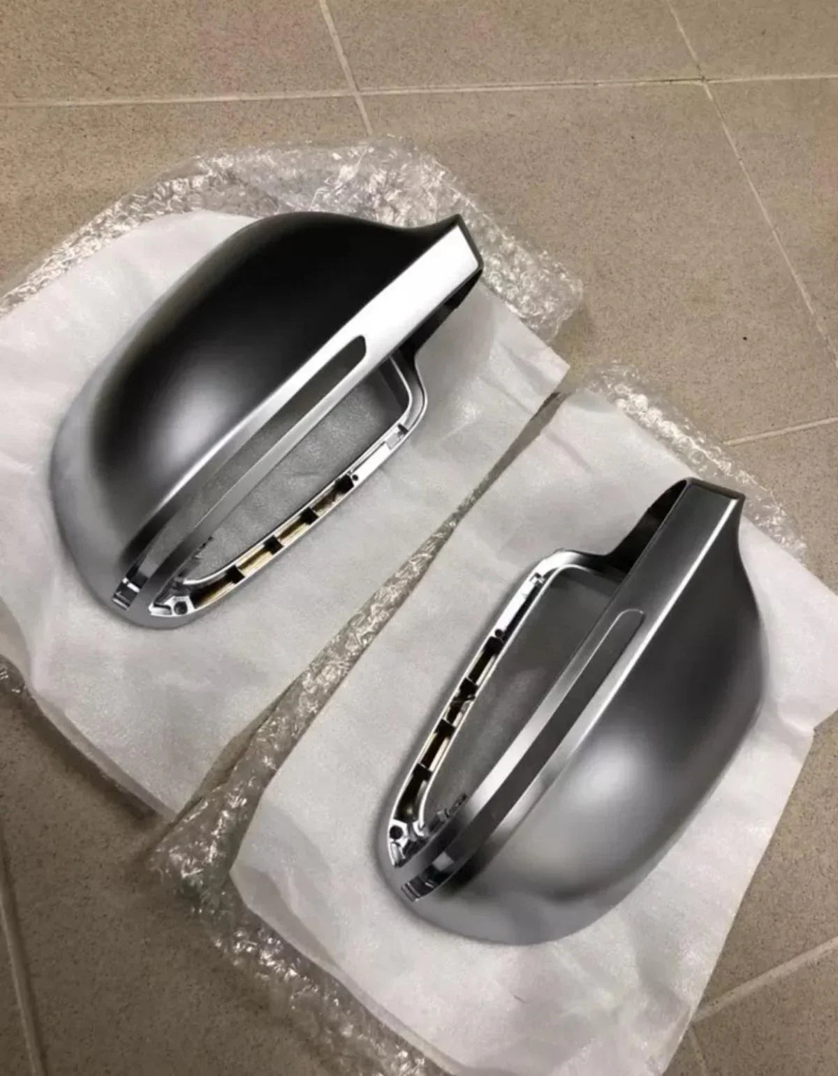 AUDI A3 8P 8PA 2008-2012 Calotte Specchietti Argento Opaco - autorivallo