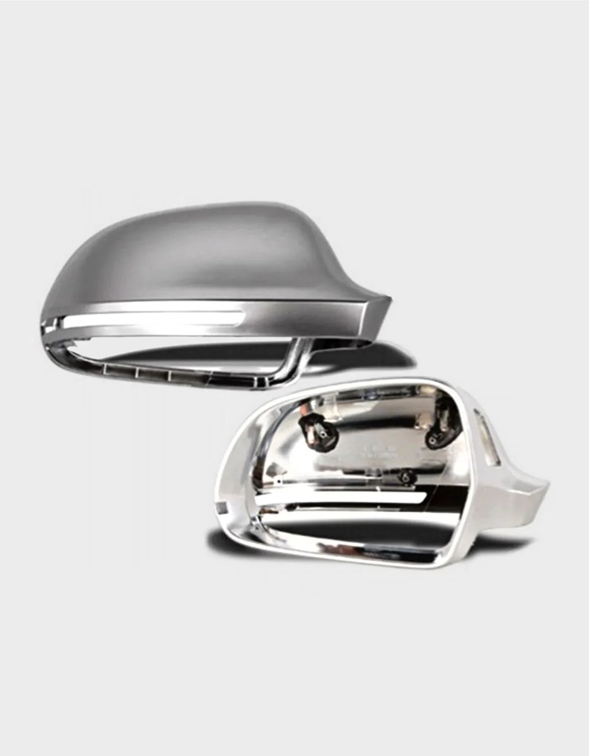 AUDI A4 B8 8K 2008-2011 Calotte Specchietti Argento Opaco - autorivallo