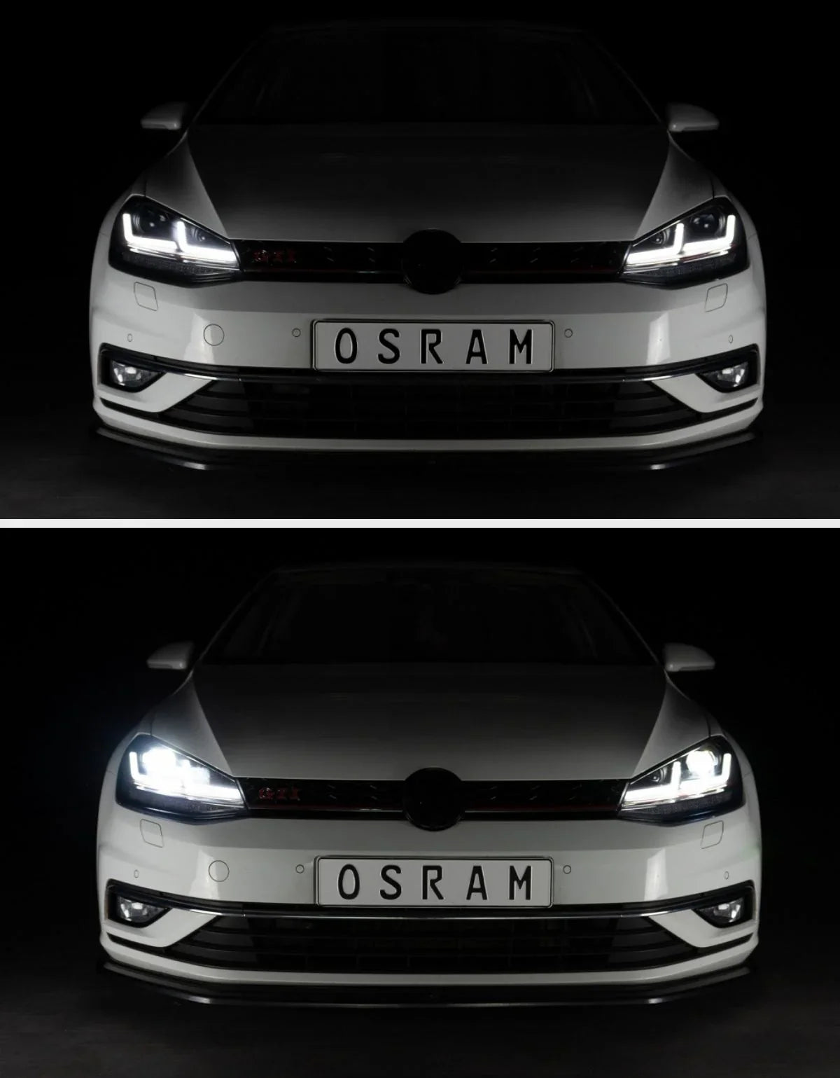VW Golf 7.5 2017-2020 Fari Anteriori Look GTI Full LED Osram - autorivallo