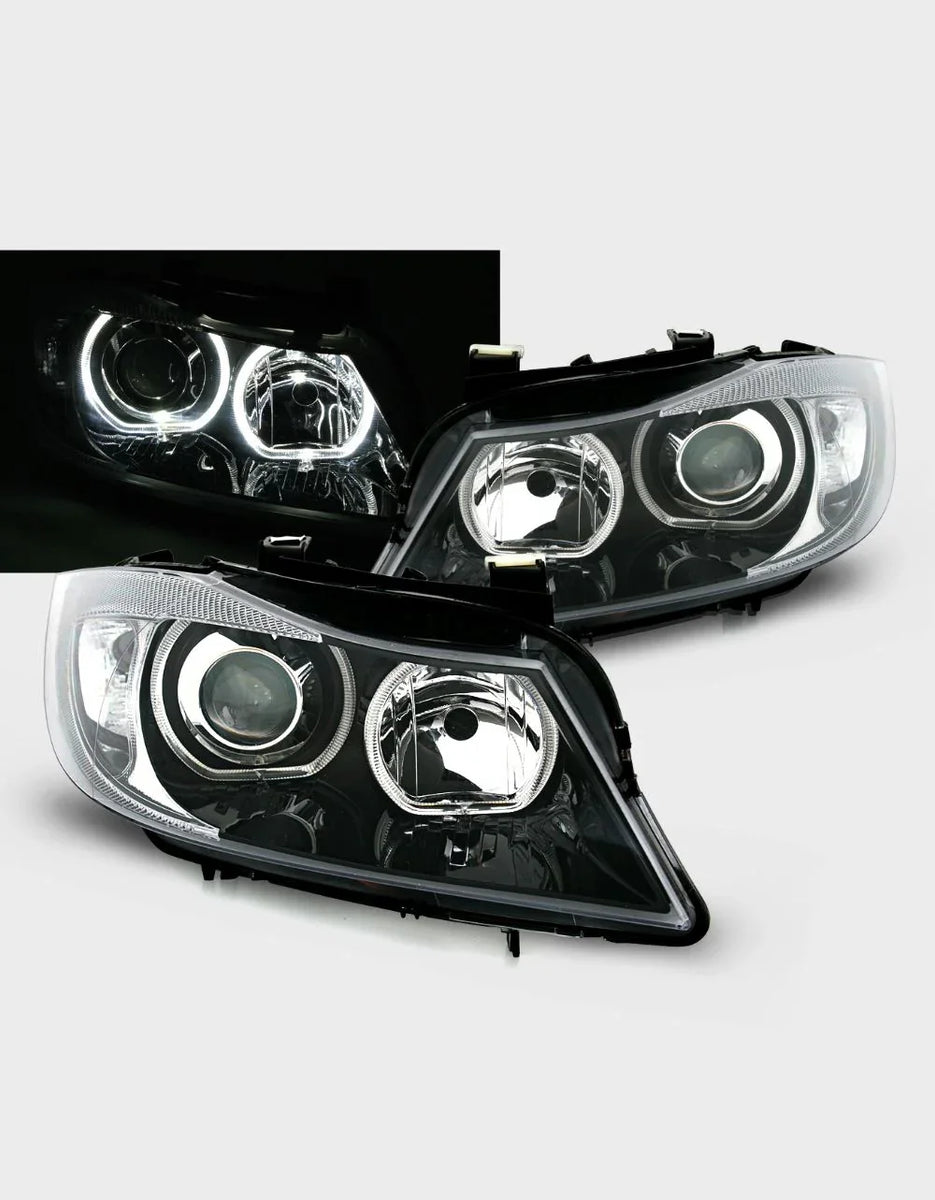 Phare Droit BMW Série 3 E90/E91 11/2008-2011 + Moteur - H7/H7 Avec Réglage Électrique