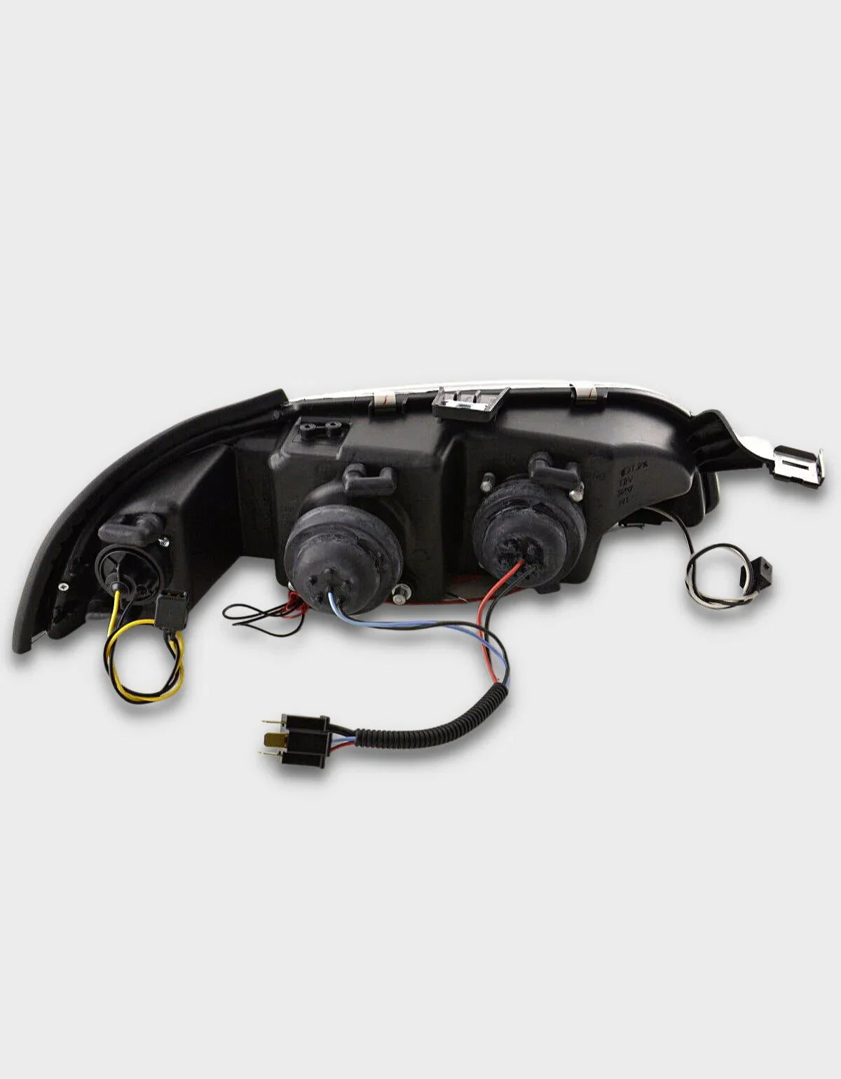 Fiat Punto 1 176 93-99 Fari Anteriori Cromati Angel Eyes LED - autorivallo