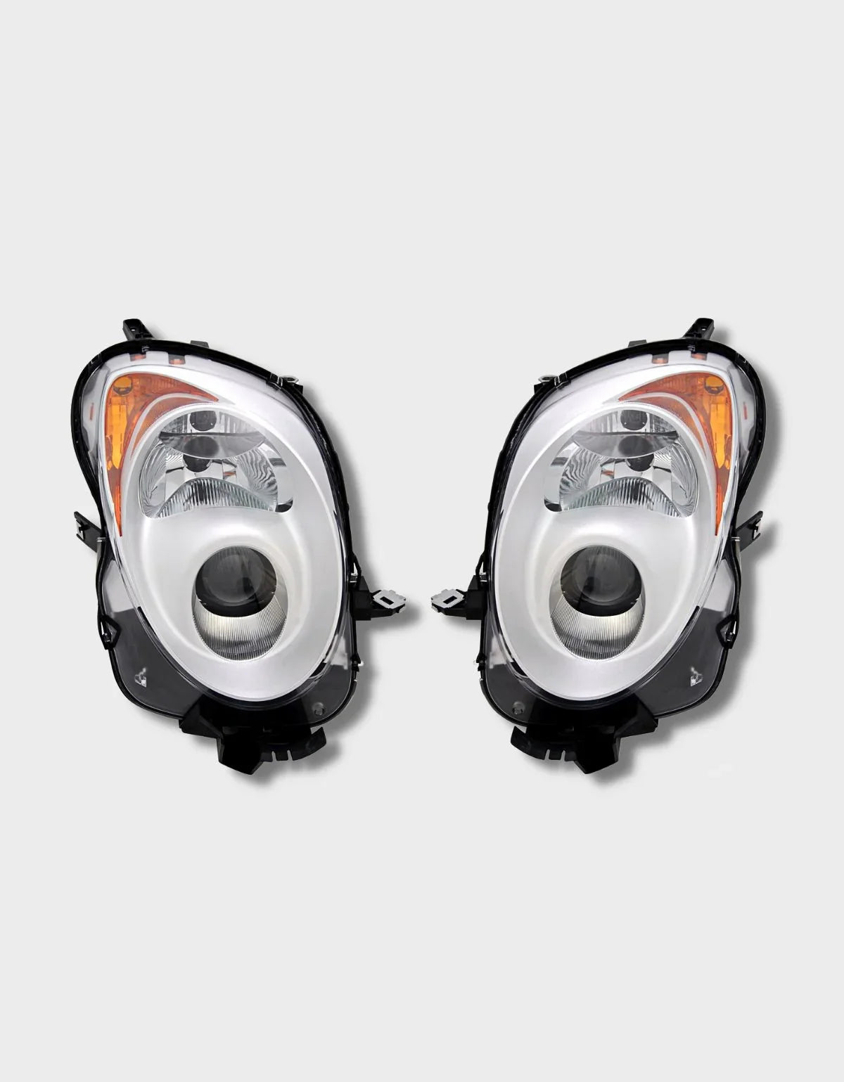 Alfa Mito 2008-2018 Fari Anteriori Fanali Xenon Look Cromati - autorivallo