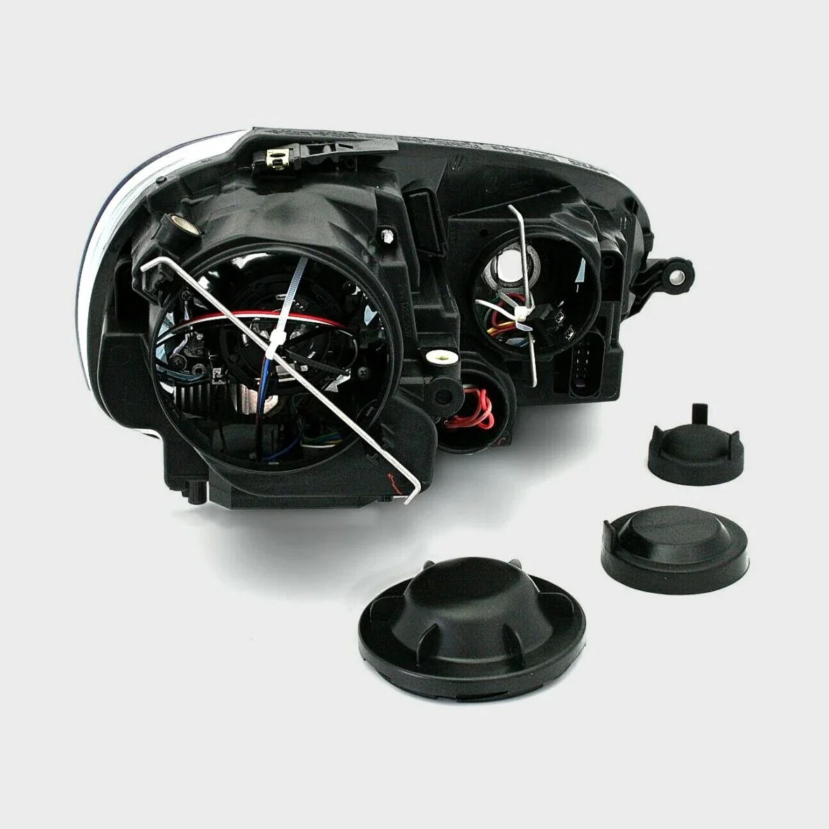 VW Golf 5 1K 2003-2008 Fari Anteriori in Ottica GTI - Nero - autorivallo