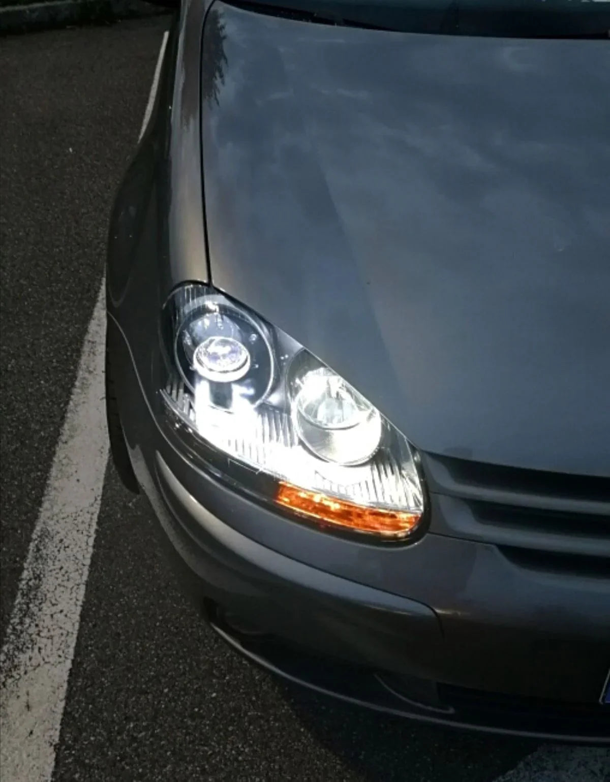 VW Golf 5 1K 2003-2008 Fari Anteriori in Ottica GTI - Nero - autorivallo