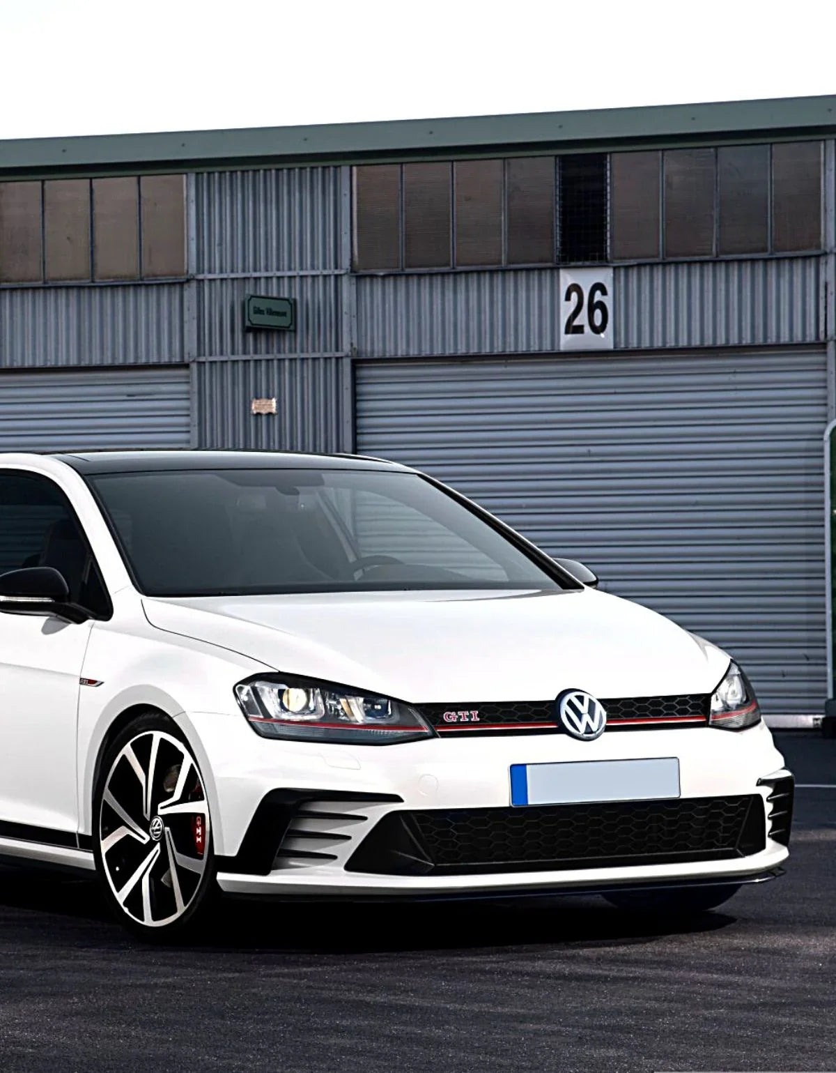 VW Golf 7 2012-2017 Fari Anteriori GTI Look Luci Diurne LED - autorivallo