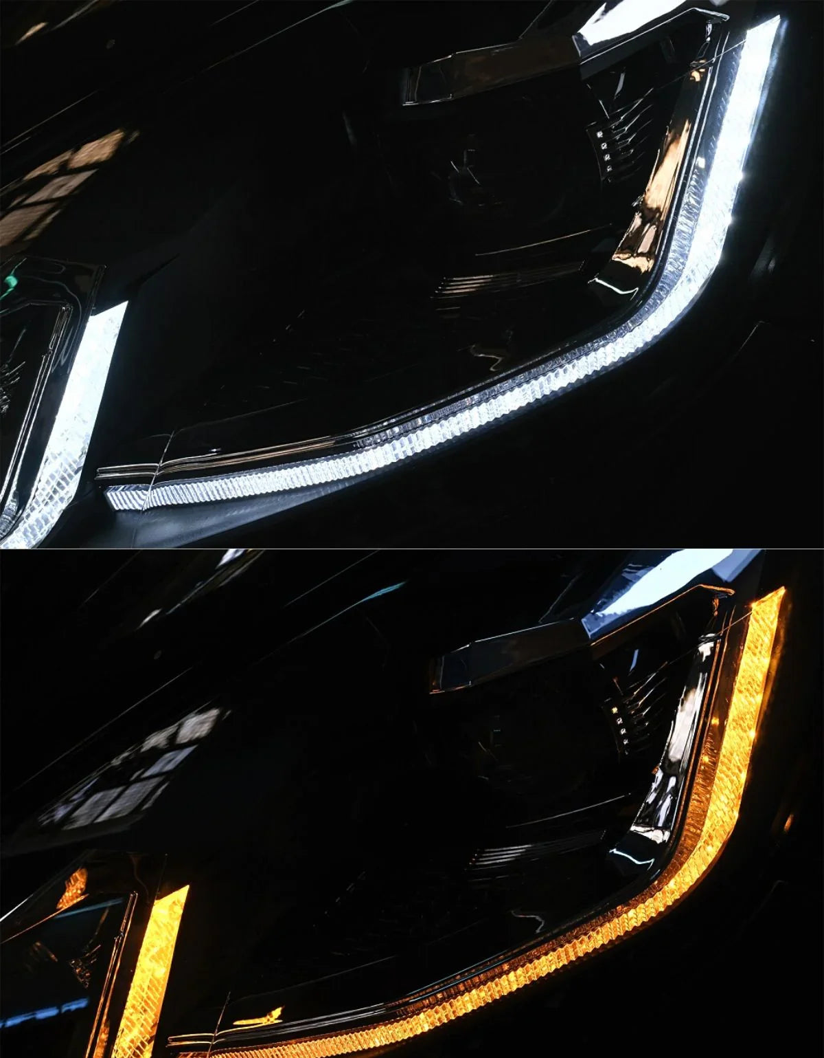 VW Golf 6 2008-2012 Fari Anteriori LED Dinamiche G7.5 Look - autorivallo