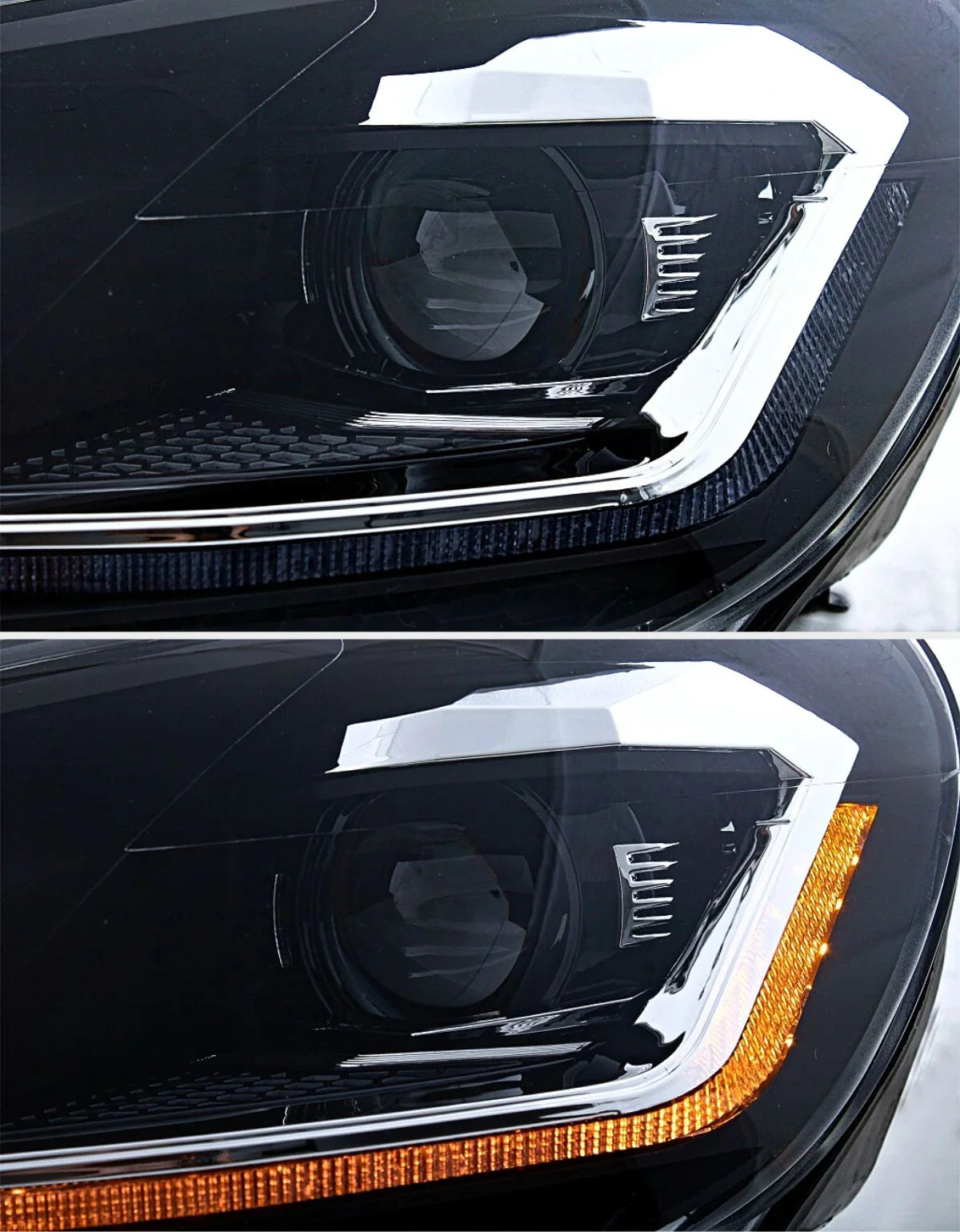 VW Golf 6 2008-2012 Fari Anteriori LED Dinamiche G7.5 Look - autorivallo