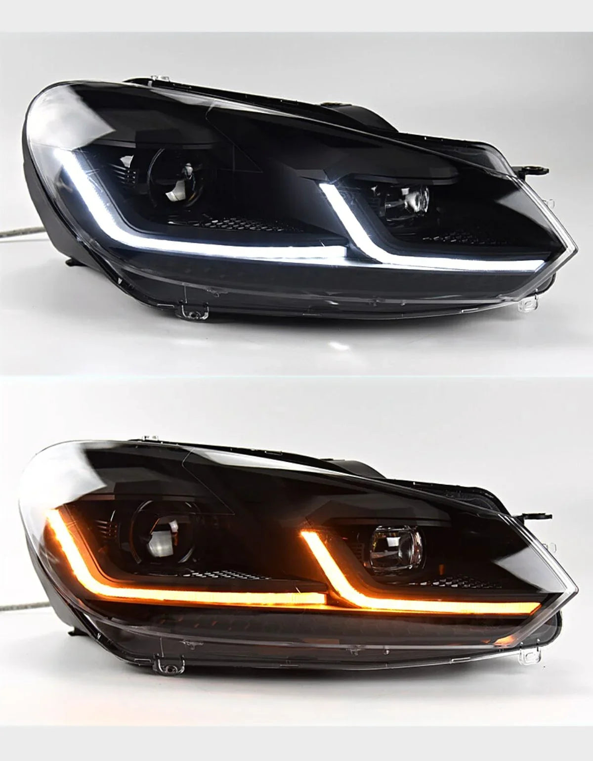 VW Golf 6 2008-2012 Fari Anteriori LED Dinamiche G7.5 Look - autorivallo