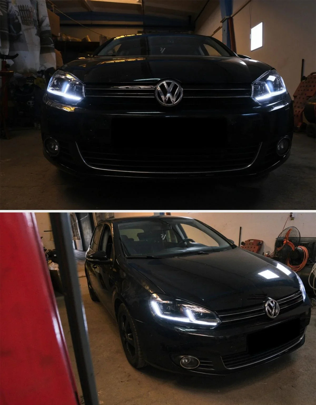 VW Golf 6 2008-2012 Fari Anteriori LED Dinamiche G7.5 Look - autorivallo
