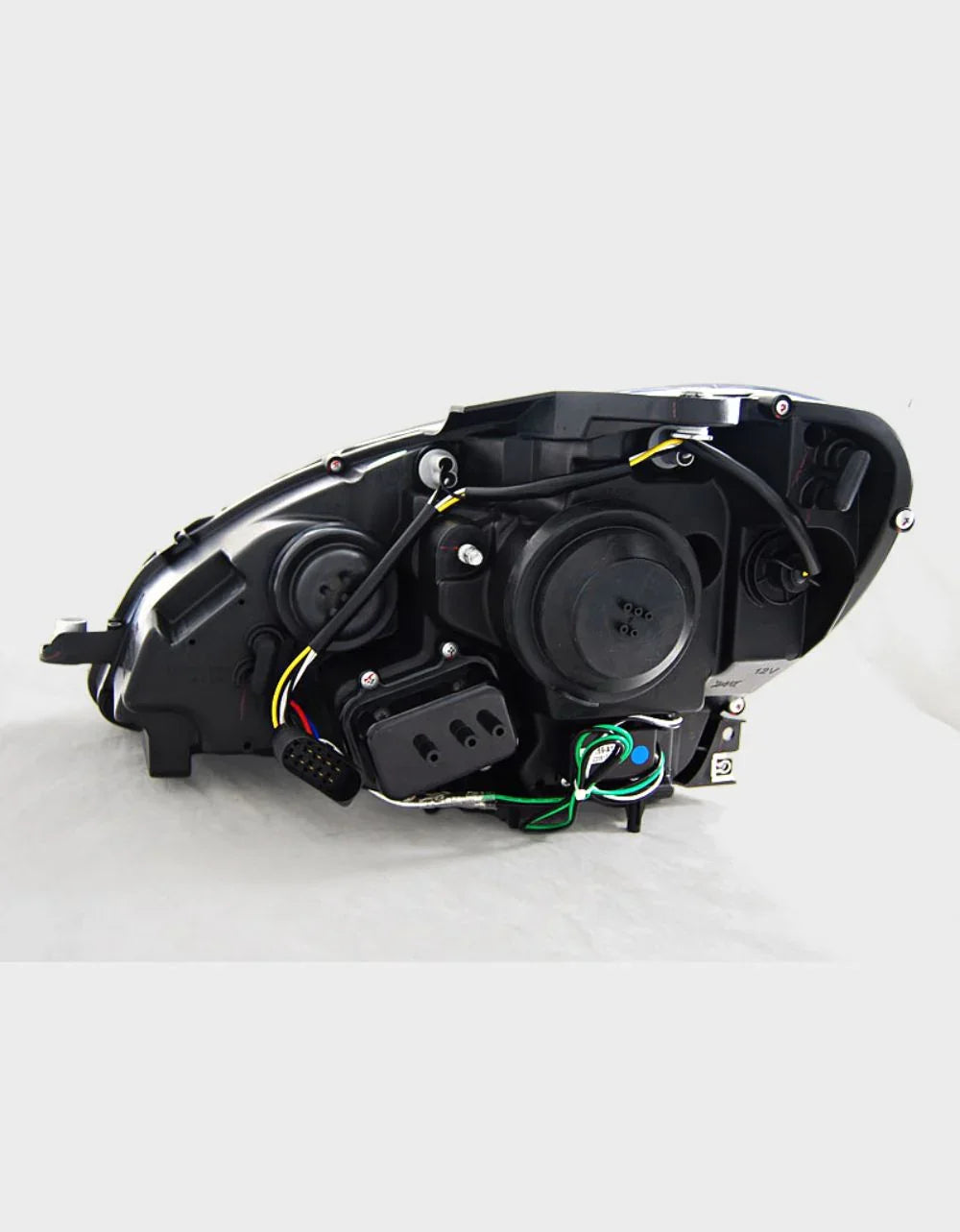 Mercedes C W204 07-10 Fari Anteriori Luci Diurne LED - Nero - autorivallo