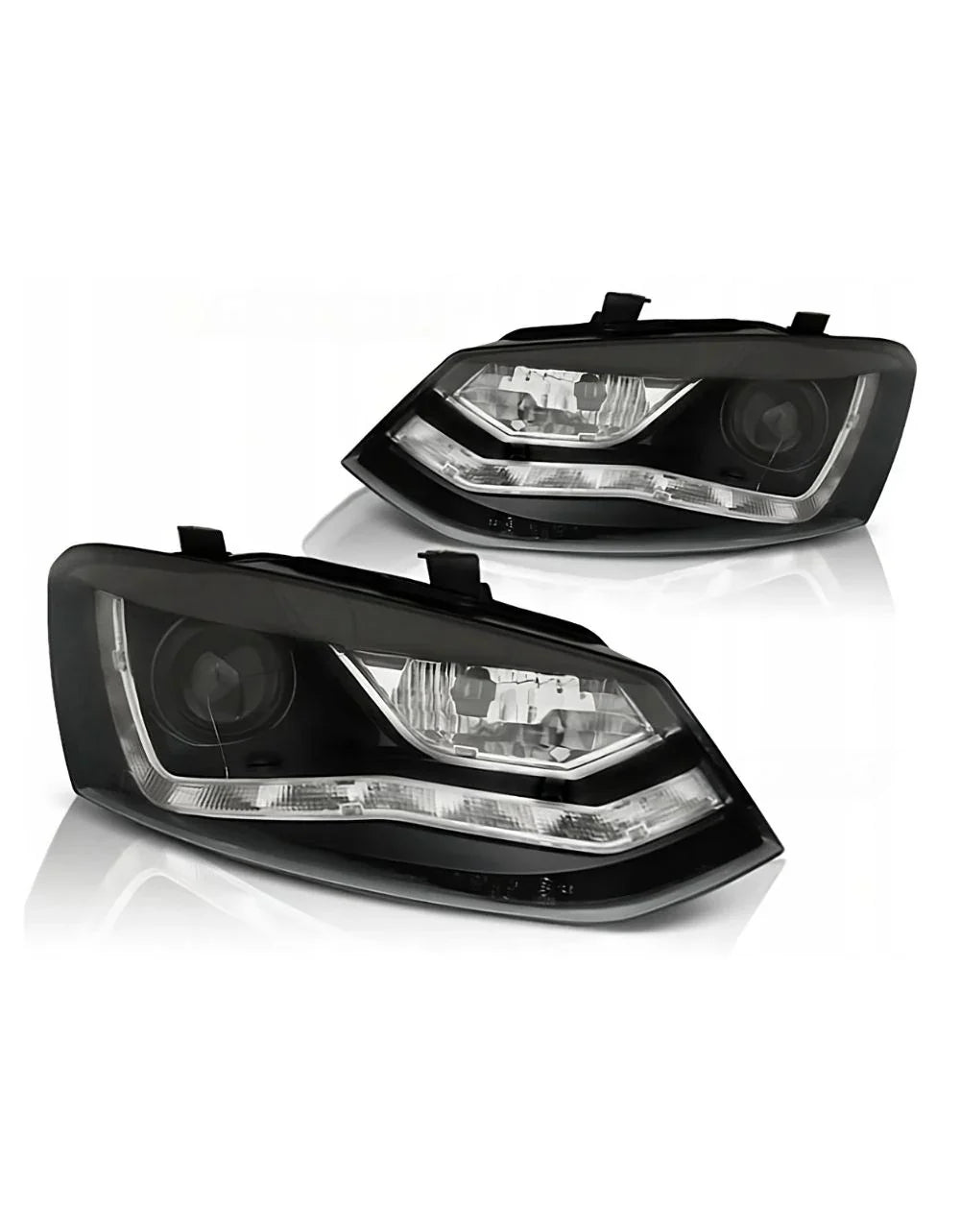 VW Polo 6R 6C 2009-2017 Fari Anteriori Luci di Posizione LED - autorivallo