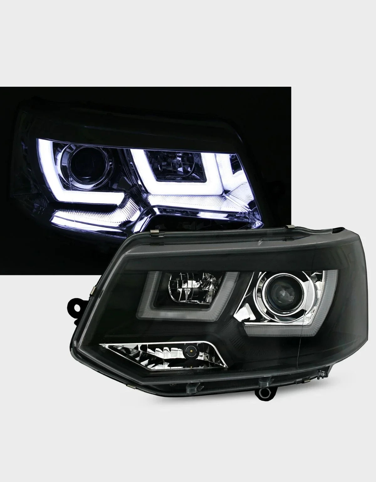 VW T5 Multivan V 2010-2015 Fari Anteriori Led Light Tube - autorivallo