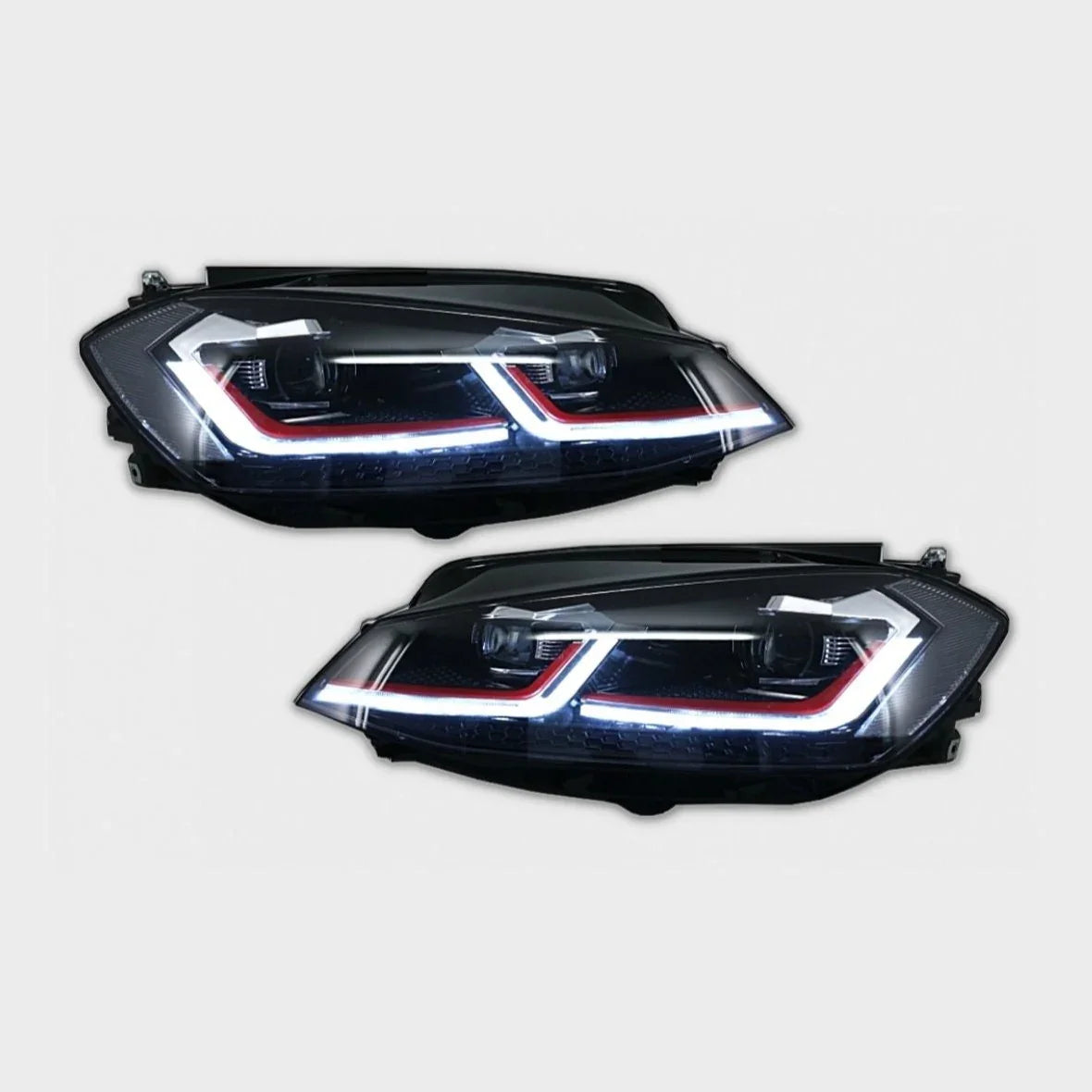 VW Golf 7.5 2017-2019 Fari Anteriori LED Dinamico Look GTI - autorivallo