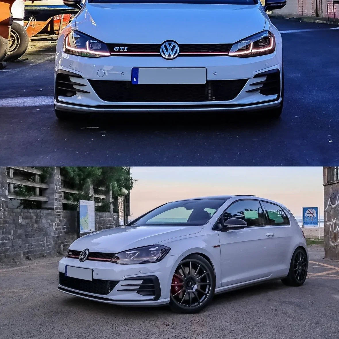 VW Golf 7.5 2017-2019 Fari Anteriori LED Dinamico Look GTI - autorivallo