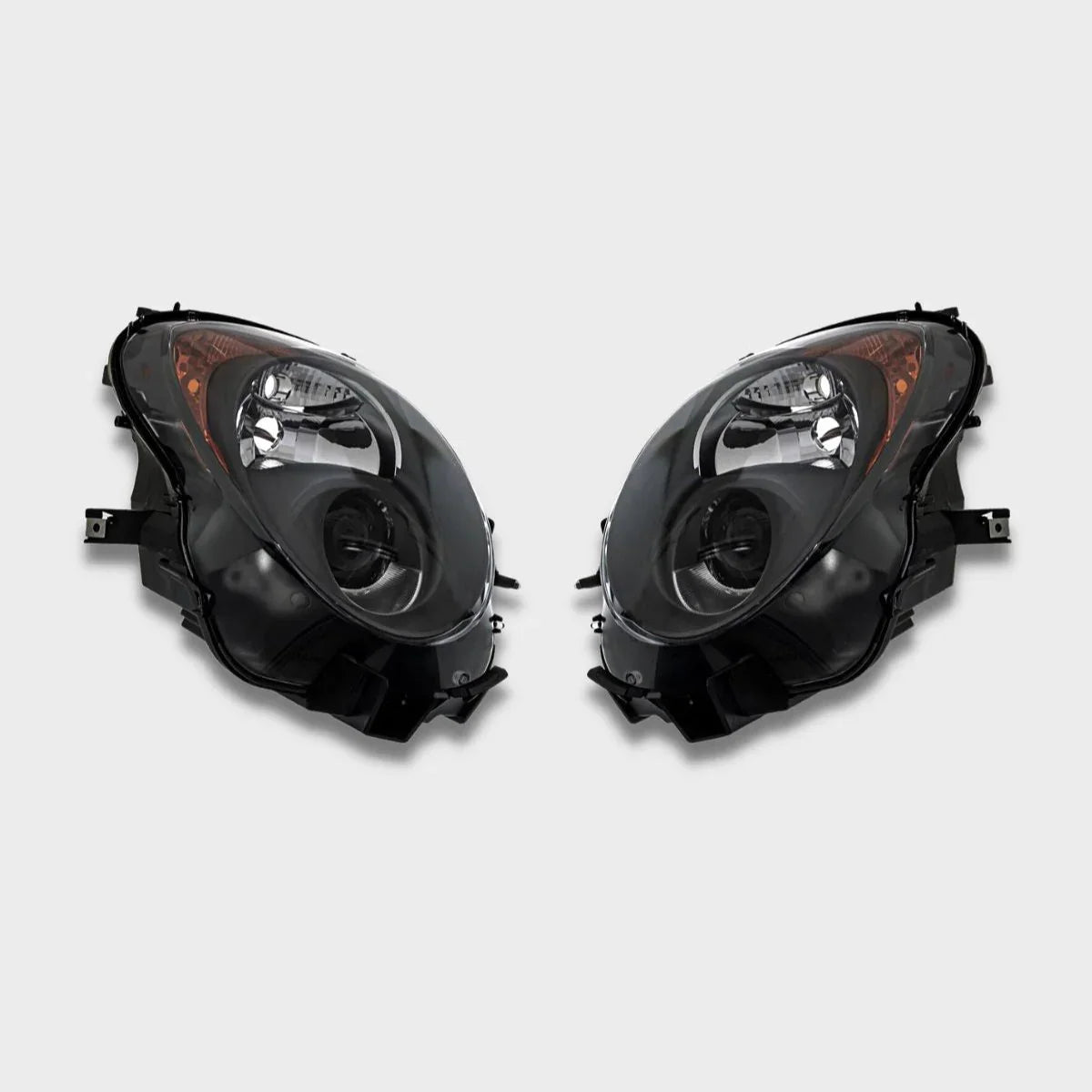 Alfa Mito 2008-2018 Fari Anteriori Fanali Xenon Look Nero - autorivallo