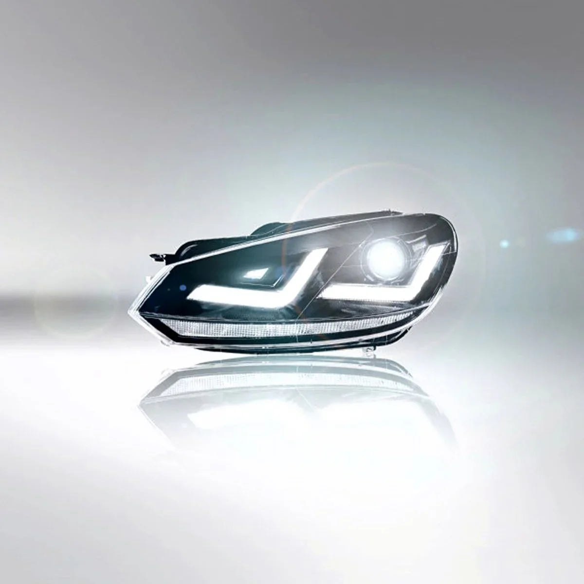 VW Golf 6 VI 2008-2012 OSRAM Fari Anteriori Full LED Nero - autorivallo