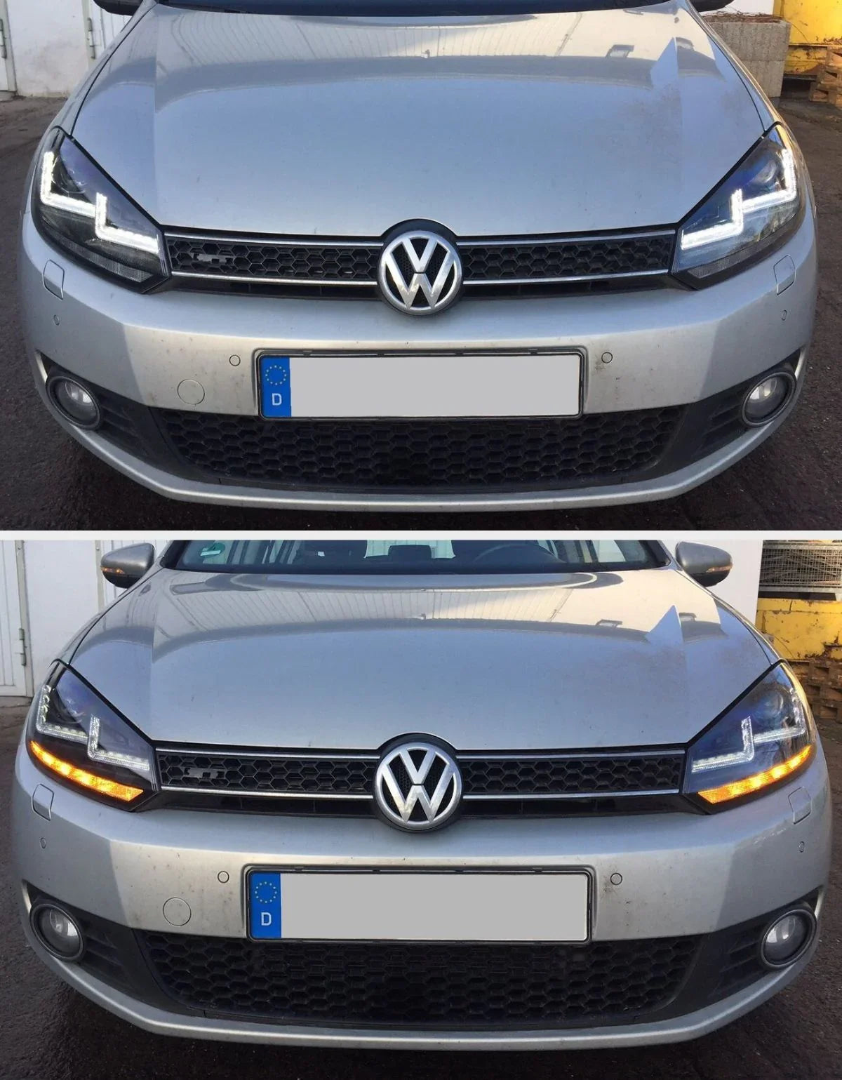 VW Golf 6 VI 2008-2012 OSRAM Fari Anteriori Full LED Nero - autorivallo