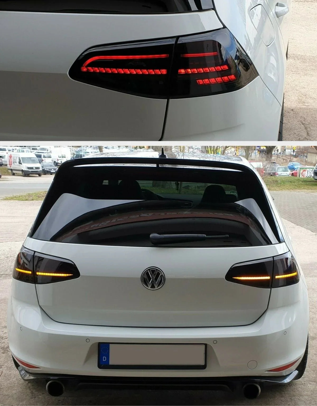 VW Golf 7 2012-2017 Fari Posteriori Full LED Ottica GTI Fumé - autorivallo