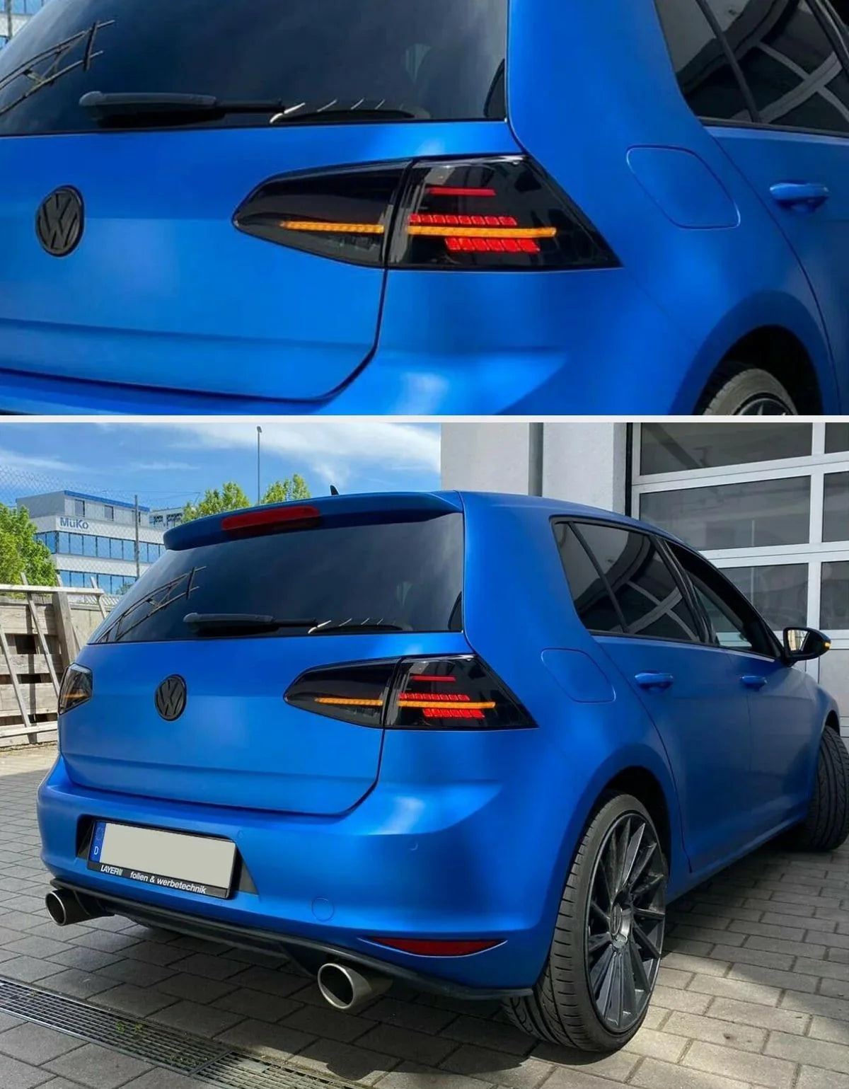 VW Golf 7 2012-2017 Fari Posteriori Full LED Ottica GTI Fumé - autorivallo