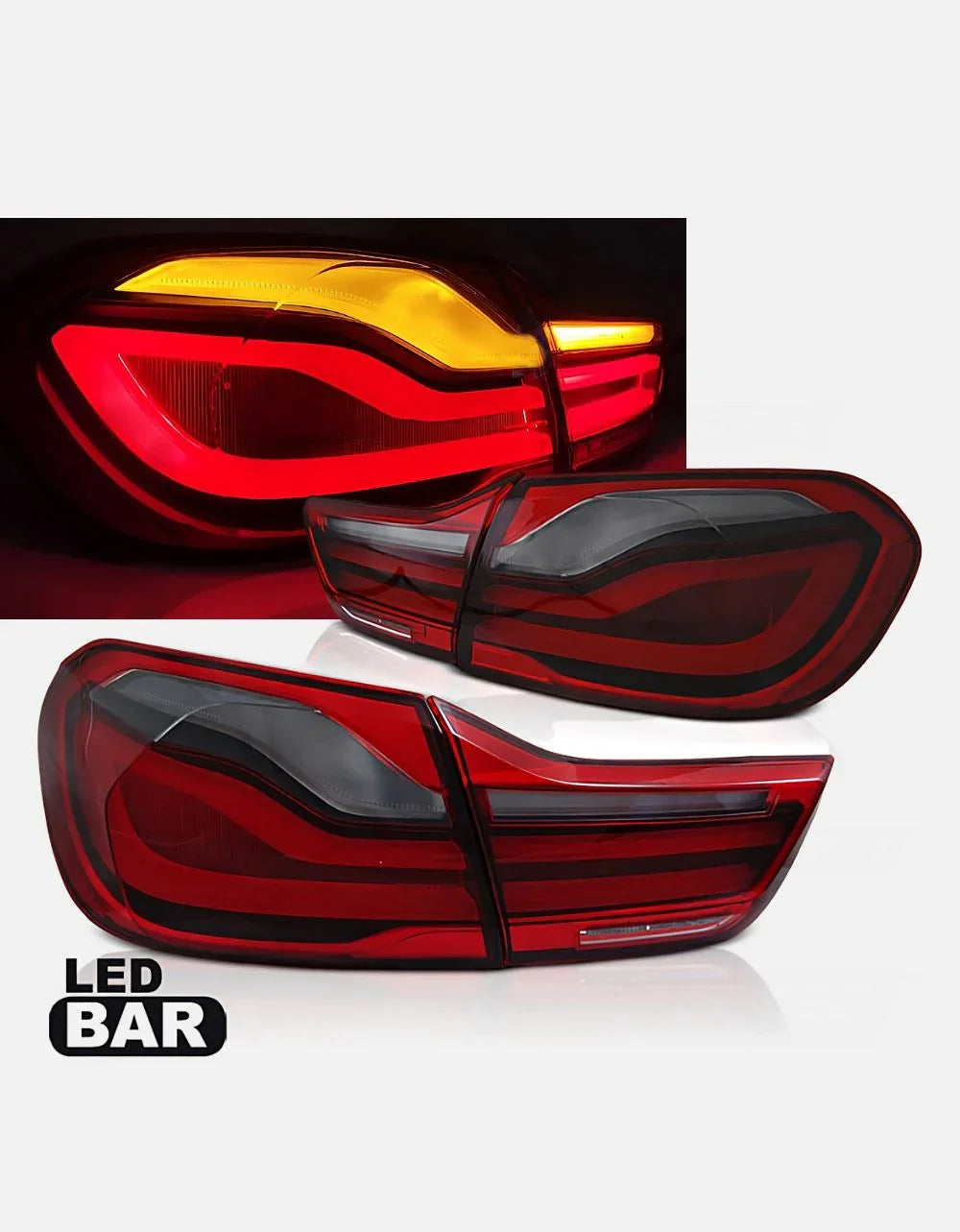 BMW 4 F32 F33 F36 13-16 Fanali Posteriori Full LED Light Bar - autorivallo