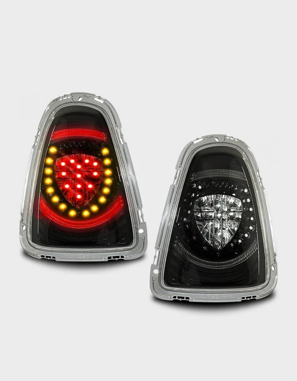 MINI R56 R57 2011-2014 Fari Posteriori Fanali a LED - Nero - autorivallo