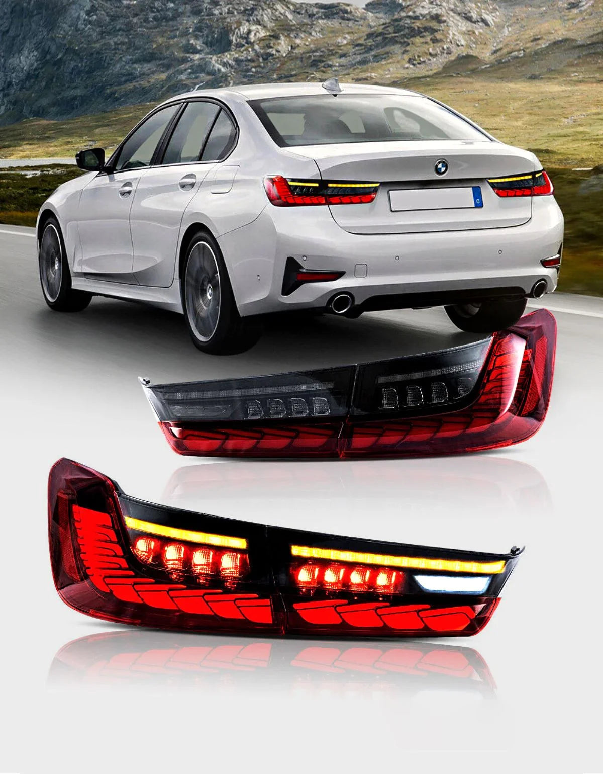 BMW Serie 3 G20 2018-2022 Fari Posteriori Full LED Dinamico - autorivallo