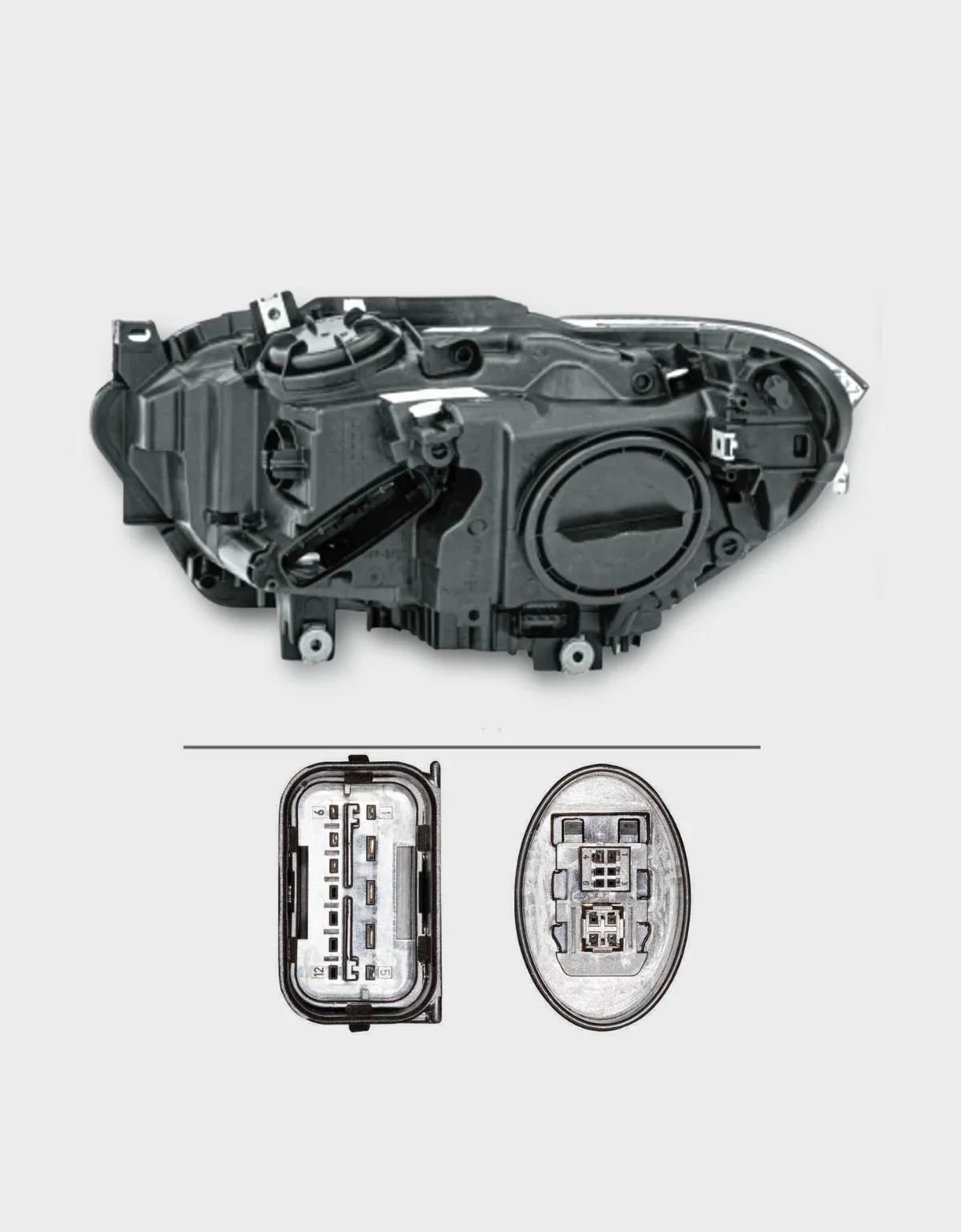 BMW Serie 1 F20 F21 2010-2015 Hella Faro Destro Bi-Xenon D1S - autorivallo